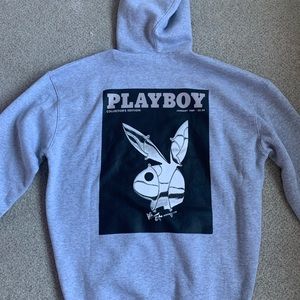 PLAYBOY Grey Hoodie Dress
